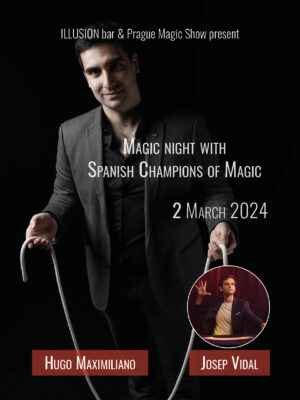 Hugo Maximiliano a Josep Vidal na Prague Magic Show