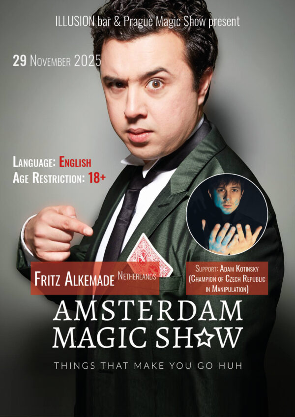 Fritz Alkemade a Adam Kotinsky na Prague Magic Show