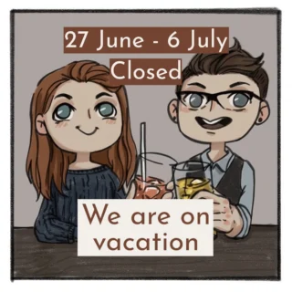 ❗️Od 27. 6. do 6. 7. máme zavřeno!

Dobíjíme baterky, abychom vám i nadále mohli poskytovat ten nejlepší servis. 🍸

Odpočiňte si i vy a těšíme se na vás zase od 7. 7. 🤗
